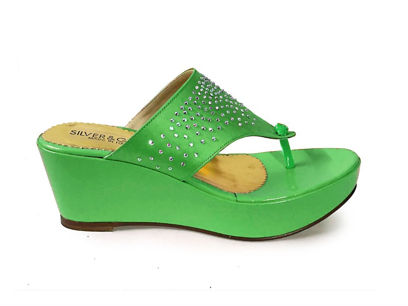 nigeria green - infradito coral